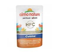 Pâtée Pour Chat Almo Nature Hfc Cuisine - Lot De 6 Pochons 55 G Filet De Thon Et Homard