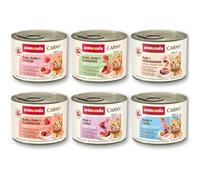 Pâtée pour chat sans céréales - ESTAMPILLE - Lot de 6 - 200 g par boîte - Mélange de volaille - Sans sucre