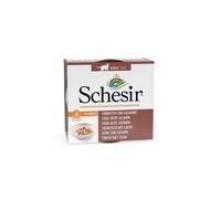 Schesir chat - thon et saumon en sauce naturelle - 1 boîte