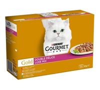 Pâtée pour Chats - GOURMET - Gold Double Délice - Lot de 3 - 1020G - Nourriture humide
