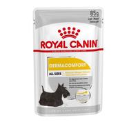 Pâtée - Royal Canin - DERMACOMFORT MOUSSE - Pelage terne - Lot 12 x 85g - Chiens adultes