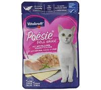 Pâtée - VITAKRAFT - Délice Colin Chat Adulte Poésie - Lot de 23 Sachets 35287
