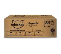 Pâtée - WHISKAS - Aromatic Selection - 4 variétés - 85g - Aliment complet pour chat adulte