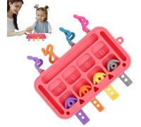 Patellasehnen-Stützband,Jouet d'Apprentissage en Silicone Souple de Qualité Alimentaire - Jouets Sensoriels Pour Tout-Petits,Pour Garçons et Filles de 1 à 3 Ans pour la Maison la Salle de Classe la Ma