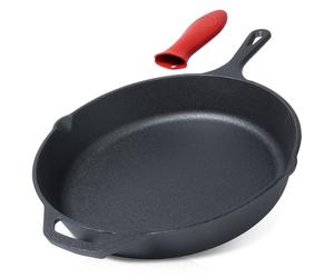 Patelnia żeliwna z silikonową nakładką CAST LINE 30 cm