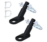 PATEMZON Attelage Remorque Velo, Attache Remorque Velo, Universelle Adaptateur Remorque, 2 Jeux Connecteurs de Remorques de Vélo, Fixations Vélo de Cargaison, pour Enfant, Animal et Domestique