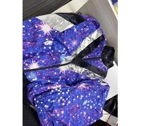 PATEMZON Costume Année 80 90 Homme Femme, 80s 90s Survêtement Déguisement avec Lunettes, Collier, Bandeau, et Bague, Starlight Ensembles de Sport Jogging Chic pour Carnaval Halloween Disco Party (XXL)