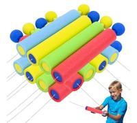 PATEMZON Pistolet a Eau, Pistolet à Eau en Mousse, 12 Pièces Fusil à Eau Colorée, Faveurs de Fête pour Enfants, Jouets D'été, pour Piscine, Plage, Jardin Extérieur et Lutte Contre l'eau Fête