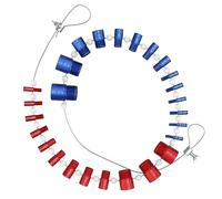 [Patent]CKE Upgraded Nut & Bolt Thread Checker (Inch & Metric) Detachable Wire Loop Design - 26 Male/Female Gauges - 14 Inch & 12 Metric Detachable Nut and Bolt Thread Size Checker Identifier Gauges