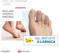 Patented Arnica Gel Protection Cord/Eye-Immediately Relieves Pain-Prevents Calluses-100% Natural Active-Proven Effectiveness-Swiss Lab