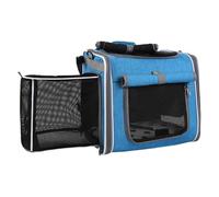 Pater Crate Crate - Vélo Canche Polyester | Vélo Portant Pour Chiens Amovibles | Sac à Dos De Couleur Solide Avec Panier De Ventilation | Transport D'animaux De Compagnie Rigides Réglables Pour Le