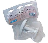 Godonnier Patère 050101 – 1 tête époxy blanc