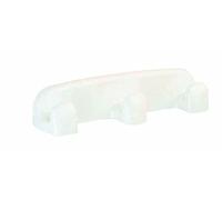 Patère 3 têtes plastiques Sanipla - blanc
