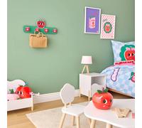 Patère 4 crochets pomme - cha cha pop rouge TU