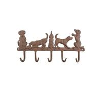 - Patère 5 crochets en fonte Chiens