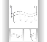 AC-Déco Patère 5 Têtes - Fer - Gris