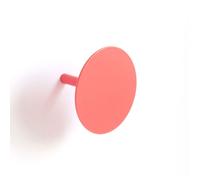 Patère à Fixer Colorée Orange corail Diam : 68 mm