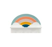 - Patère Avec Etagère "Arc-en-Ciel" 48cm Multicolore