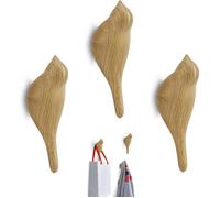 Patère Bois,Crochet Mural Crochets Muraux Oiseau Patère Mural Multifonctions En Résine Motif Oiseaux -3Pcs(Résine)