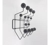 Patère Boule en Bois, Porte-Manteau avec 14 Crochets, Porte-Manteau Mural, Rail à Crochets avec Boules Colorées Porte-Manteau pour Entrée Couloir Chambre Salle de Bain,Color2,48x36.5x13.5CM