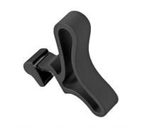 Patère courbe pour sèche-serviettes à lames plates - Anthracite