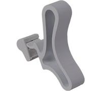 Patère courbe pour sèche-serviettes