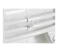 Patère crochet blanc pour sèche-serviettes tubes ronds - Atlantic 850202