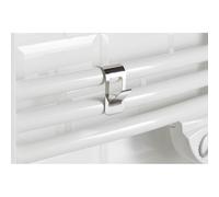 Patère crochet chrome pour sèche-serviettes tubes ronds - Atlantic 850204