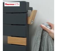 Patère crochet pour sèche-serviettes chêne clair - Thermor 498059