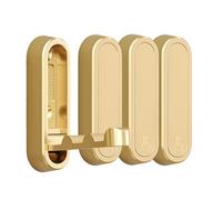 Patère - Crochets pliables 7,4x2,4x1,3 cm, crochet de garage mural pliable, cintre robuste 4 pièces, organisateur de rangement décoratif pour serviette, sac à main, chapeau, clé de chambre à coucher