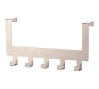 Patère de porte - CARLO MILANO - 5 crochets - Métal - Gris