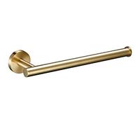 Patère de salle bain en acier inoxydable, barre à serviettes, porte-papier, gris, noir, Chrome poli, or brossé, accessoires(Tr Brushed Gold)