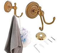 Patère de salle de bain vintage résistante à la rouille pour manteaux, serviettes, clés et sac à main