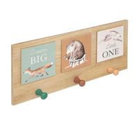 Patère déco Forêt 3 Crochets en Bois 34 x 15 cm - Atmosphera