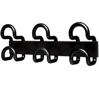 Patère Design UNILUX - 3 patères - noir