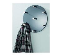 Patere en MDF Coloris optique Gris-chrome-nickele, P5 cm --
