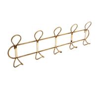 Patère en Métal et Rotin 5 Crochets L 76 cm - Atmosphera