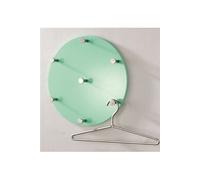 Patere en tube d'acier Coloris Menthe-chrome-nickele, P5 cm --