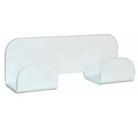 Patère magnétique double blanc RAL9016 DEVISMES 12180/9016