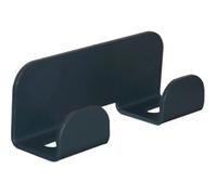 Patère magnétique double noir RAL9005 finetexture - DEVISMES - 12180/9005FT