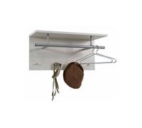 FMD furniture, Etagère Murale, Bois, Blanc 72 x 35 x 29 cm