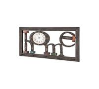 HAKU Möbel garderobe Murale Motif, Vintage, MDF, métal - Dim.: L 70 cm x H 35 cm x P 8 cm, Style: Industrial