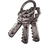 HAKU Möbel garderobe Murale Vintage, métal - Dim.: L 38 cm x H 50 cm x P 6 cm, Style: Industrial