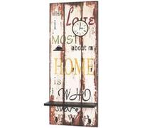 HAKU Tableau pense-bête Motif Vintage MDF métal L 40 x H 100 x P 14 cm Style industriel