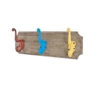 Patère Murale Bois "School" 35cm Multicolore