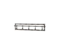Patère murale coloris anthracite - L 26 x P 6 x H 7 cm --