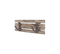 Patere murale coloris vintage -Dim : L 36 x P 7 x H 14 cm - -