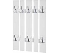 Patère Murale Déco "Cassis" 100cm Blanc Blanc G