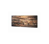 HAKU garderobe Murale Bronze, Motif, MDF, métal - Dim.: L 60 cm x H 25 cm x P 8 cm, Style: Modern