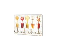 Patère Murale Design "Jus" 30cm Multicolore